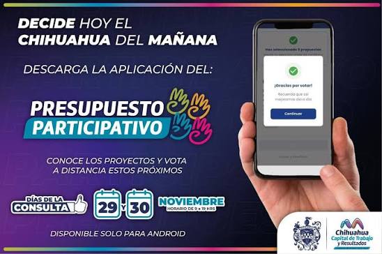 App Presupuesto Participativo Chihuahua